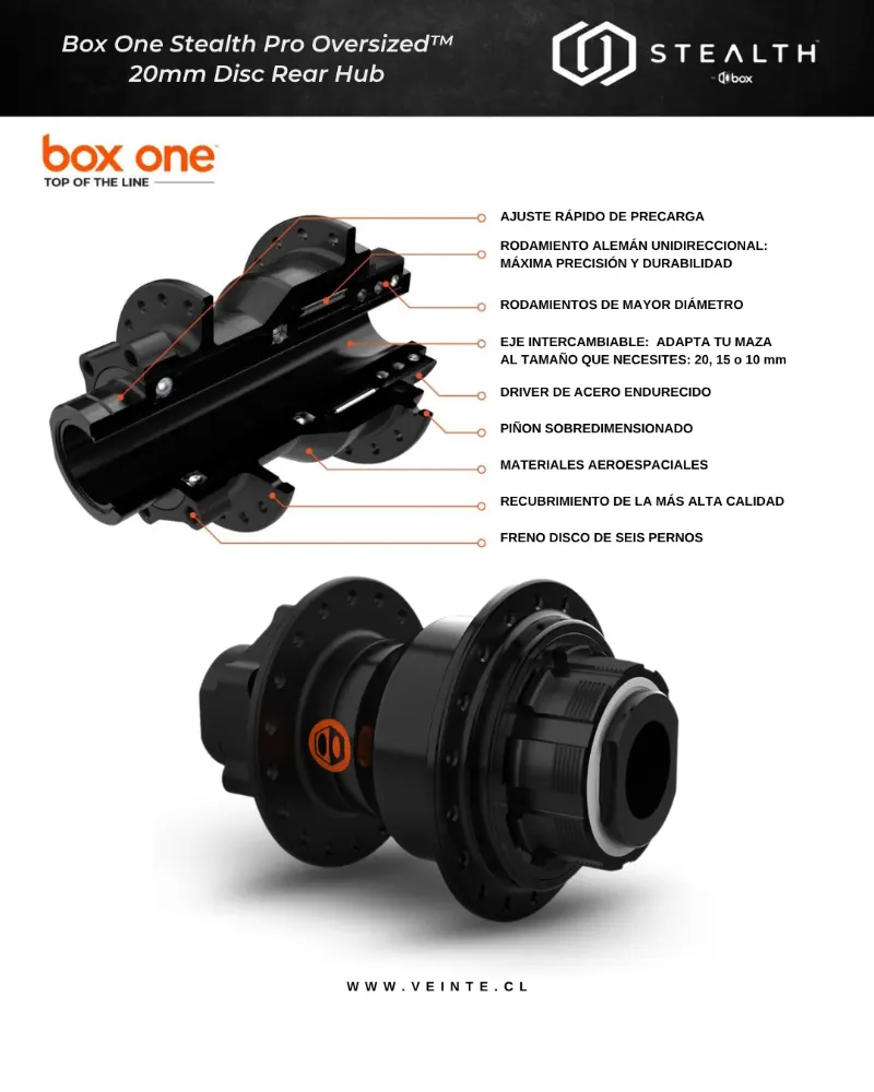 Box One piñon Single Speed para BMX.