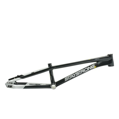 CUADRO BMX RACE STAY STRONG V5.1 PRO 2XL CHARCOAL/SILVER